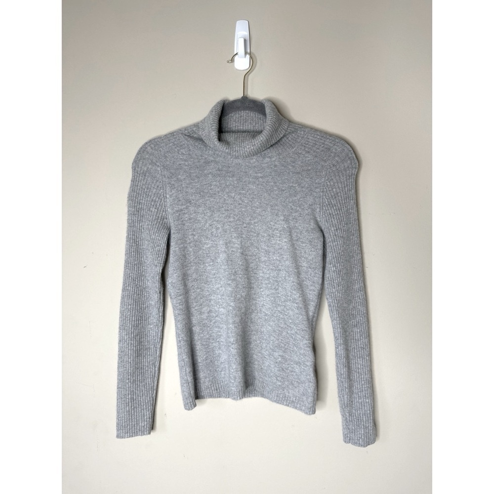 Anne Klein Grey Cashmere Sweater Size PP